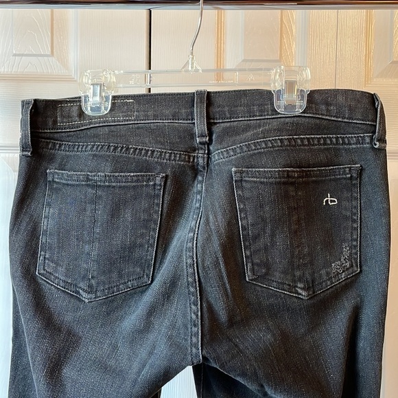 rag & bone jeans The Skinny in Rock with Holes sz 27 - Picture 8 of 14